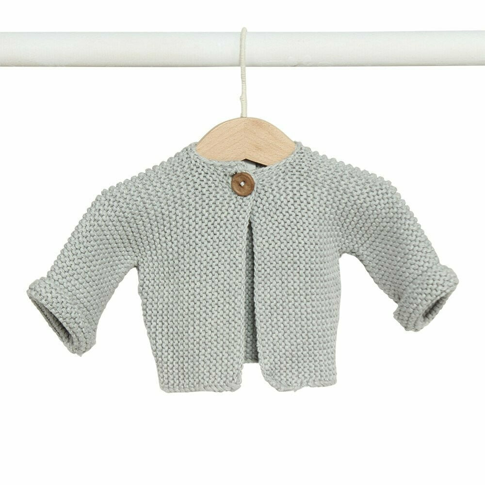 Elf Cotton Cardigan-Grey