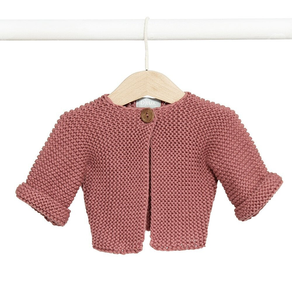 Elf Cotton Cardigan - Dusty