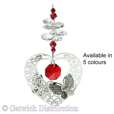 Filigree Heart Suncatcher