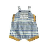 Blue Sailor Stripe Overalls