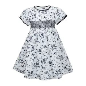 Classic Navy Smock Dress