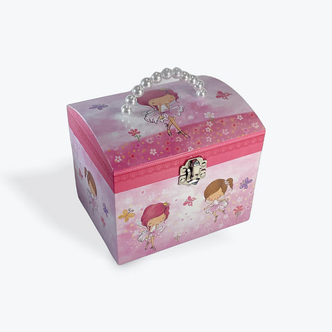 Childrens Musical Jewellery Box with Pearl Handle