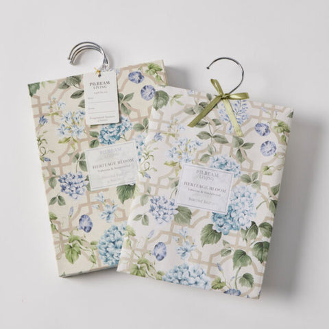 Heritage Bloom Scented Hanging Sachets - Tuberose & Sandalwood - Set 4