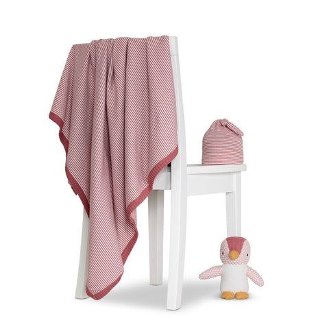 Linus Jersey Newborn Wrap - Dusty