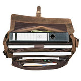 Kurnalpi MEN'S LEATHER MESSENGER BAG