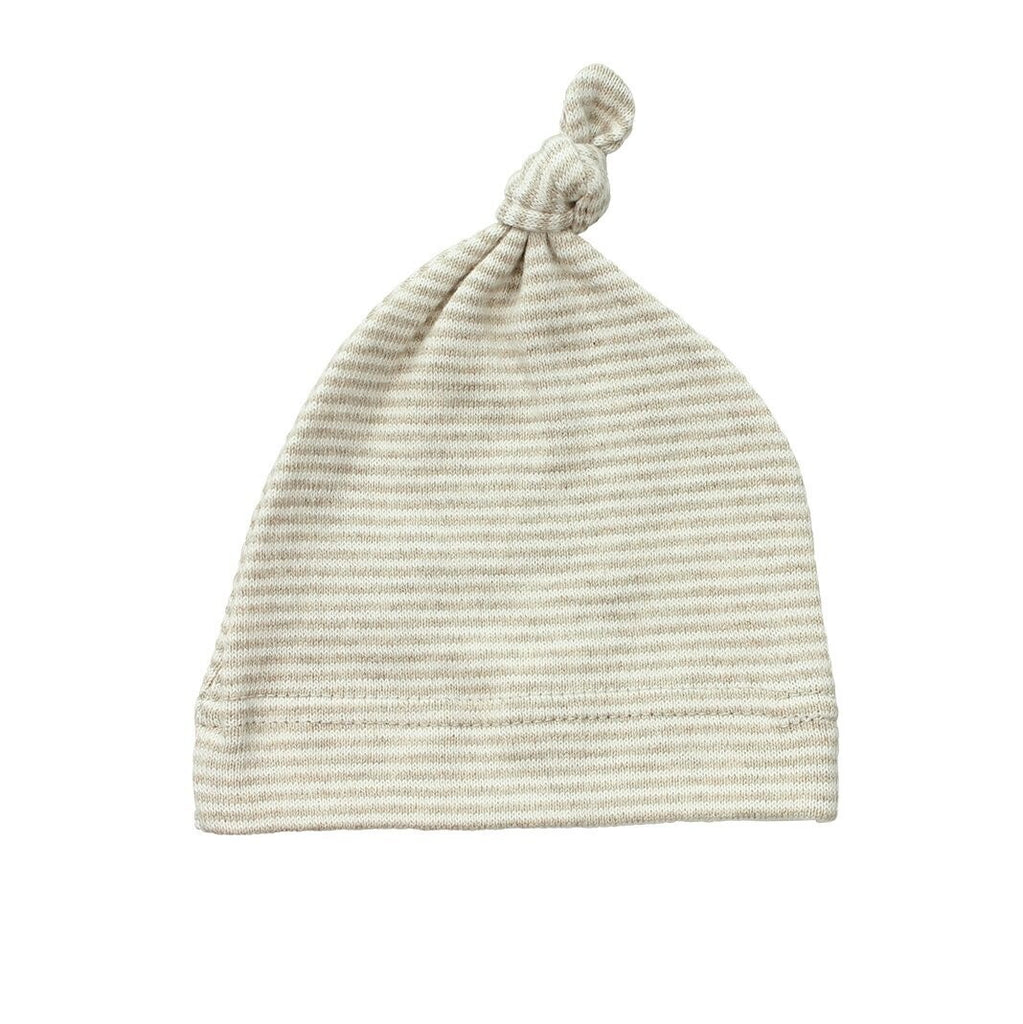 Topknot Baby Hat - Natural