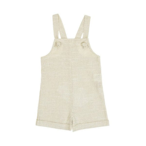 Neutral Stripe Overalls