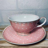 Pink Fine Bone China Teacup
